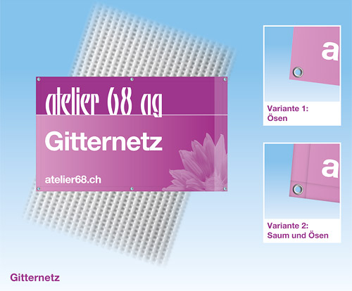 Blache Gitternetz / Mesh Plane