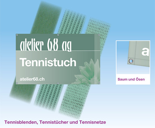 Tennistuch, Tennisblende